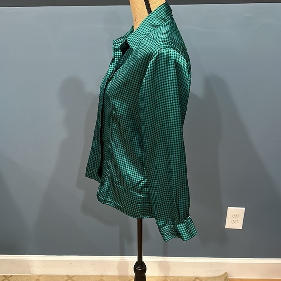 Josephine petites button up long sleeve shirt size 12 women’s - Picture 3 of 7